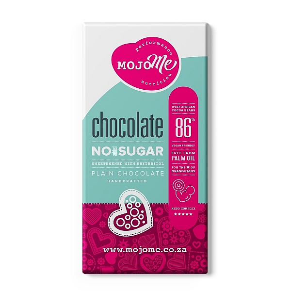 MojoMe Sugar-Free Chocolate Plain